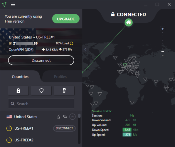 protonvpn server list