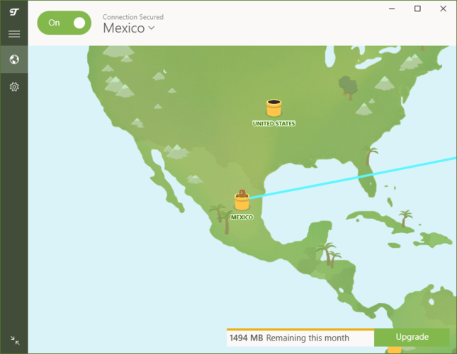 tunnelbear map