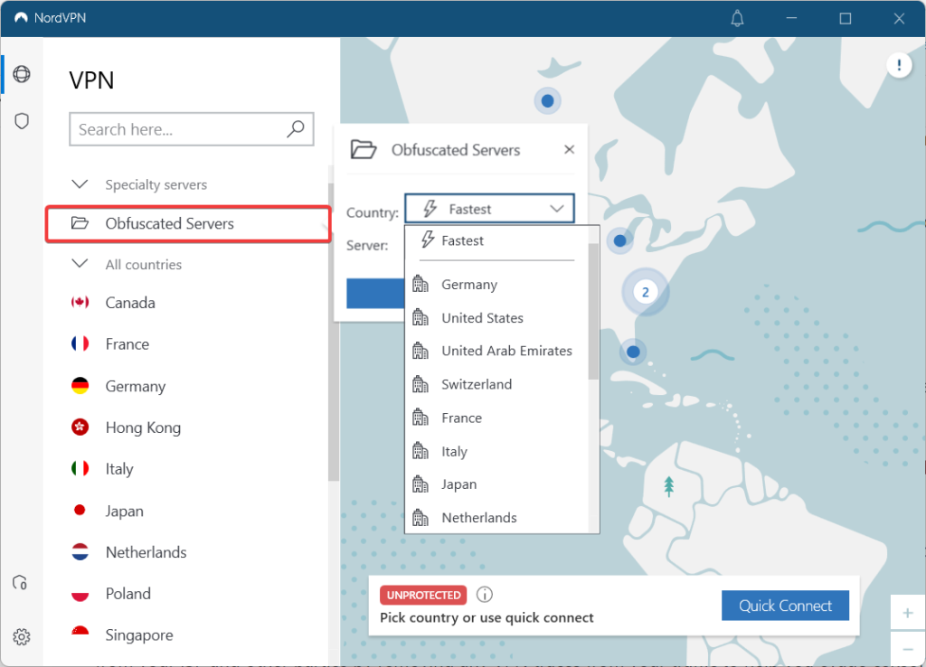 nordvpn obfuscated servers