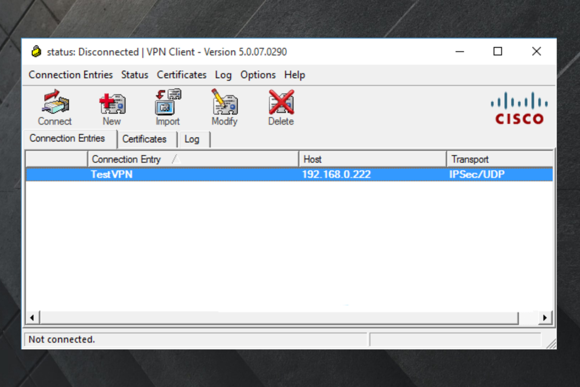 cisco vpn client windows 8.1 problem solving