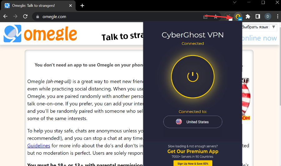 cyberghost extension for chrome