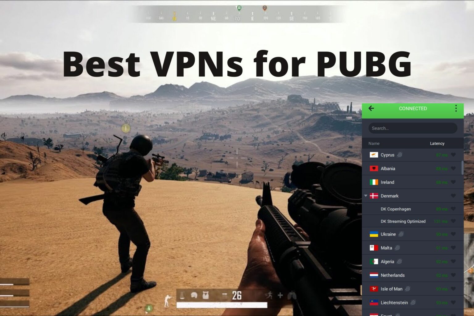 7 Best VPNs for PUBG and PUBG Lite Tested in 2026