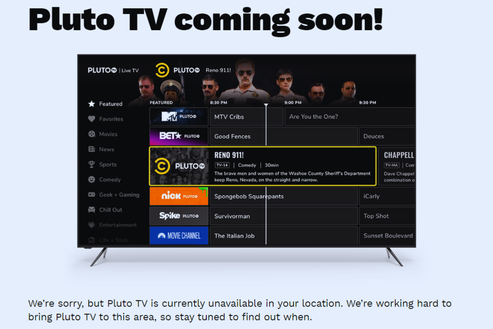 Fix Pluto TV is unavailable in your location