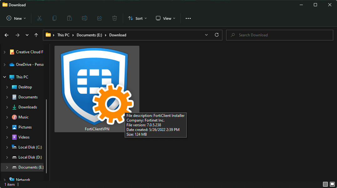 forticlient vpn 6.4 offline installer