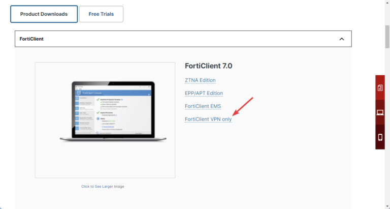 Resolved: Download And Install FortiClient VPN Offline Installer