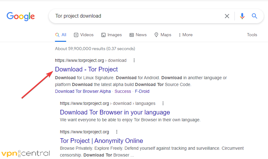 Google tor project download