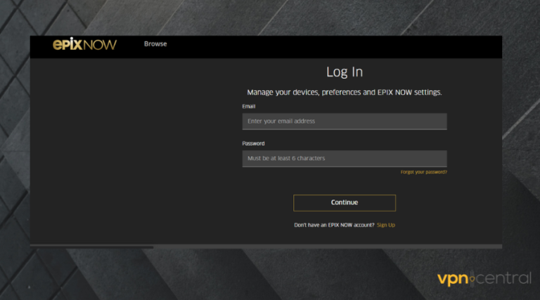 How to Fix the Epix Now Restricted Content Error