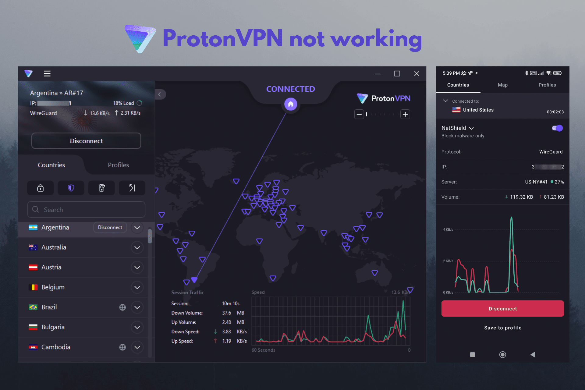 Fix ProtonVPN not working