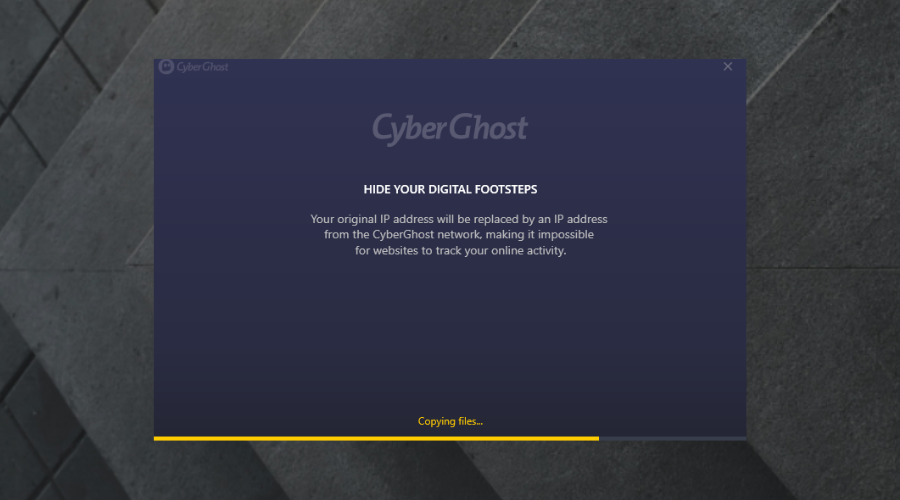 install cyberghost