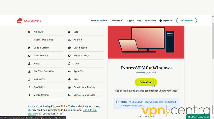 Download ExpressVPN 
