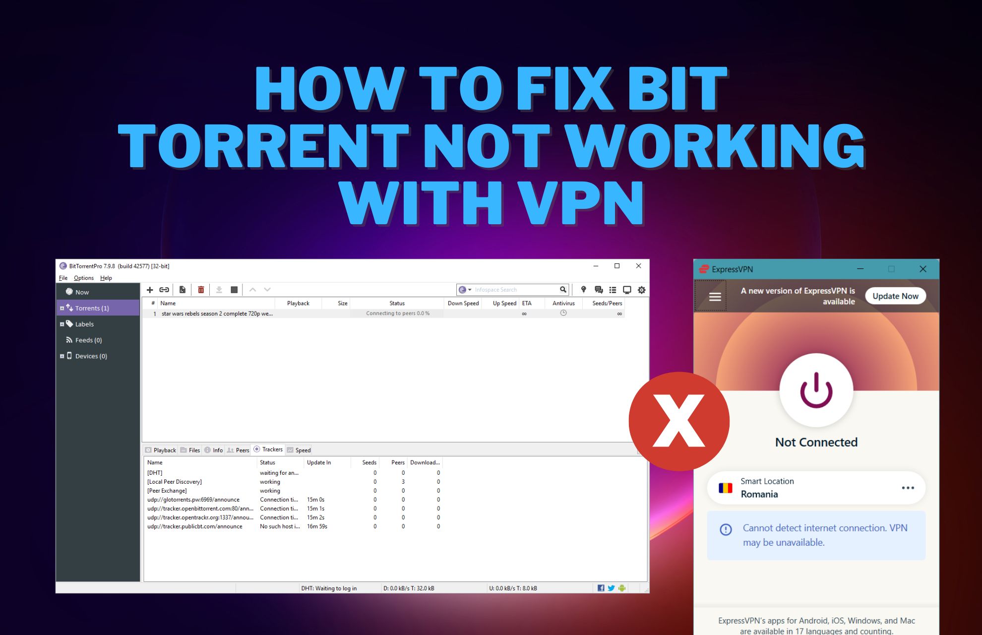 bittorrent pro settings with vpn