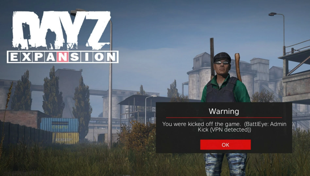 dayz vpn detected error