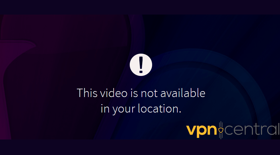 Telemundo error message