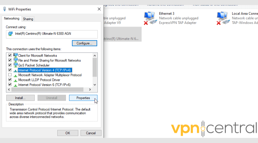 IPv4 Properties