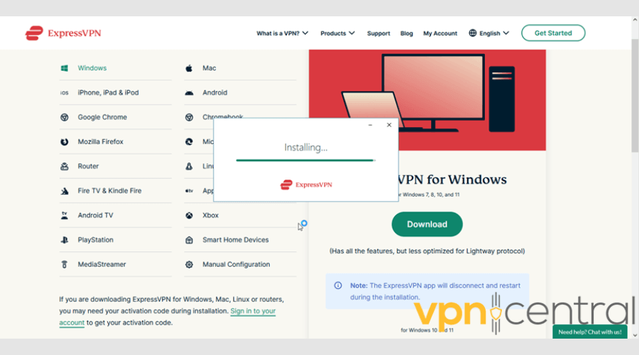 Installing ExpressVPN