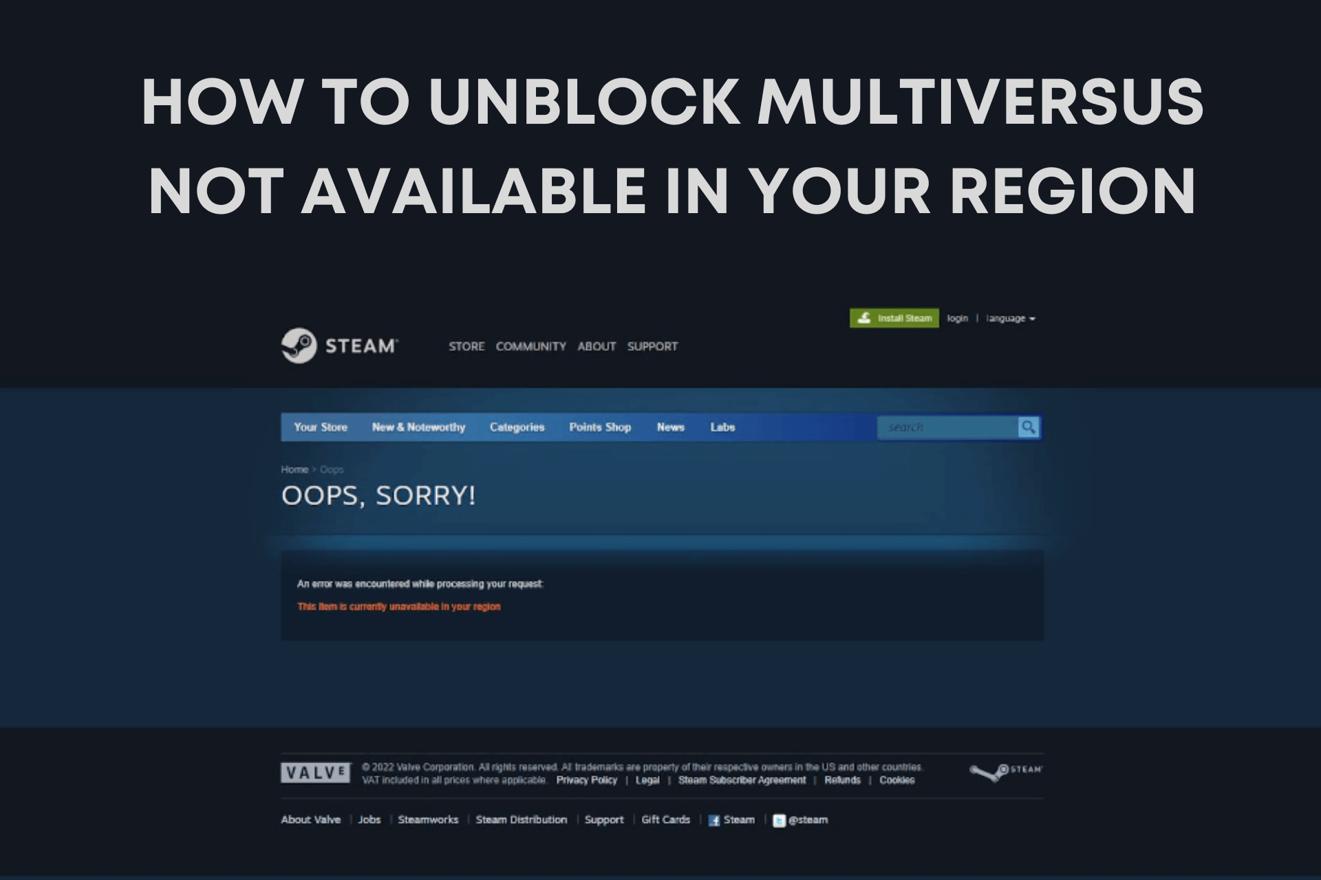 How to Unblock MultiVersus Not Available in Your Region