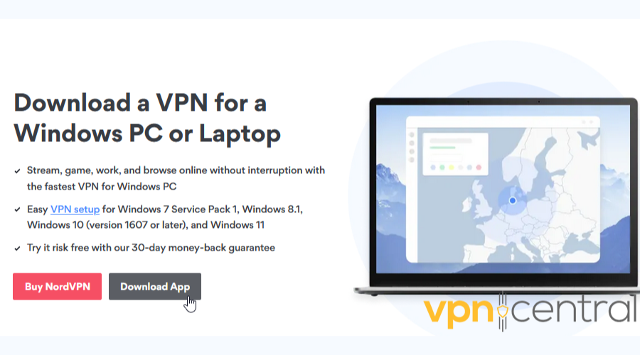 Buy and download NordVPN for Windows
