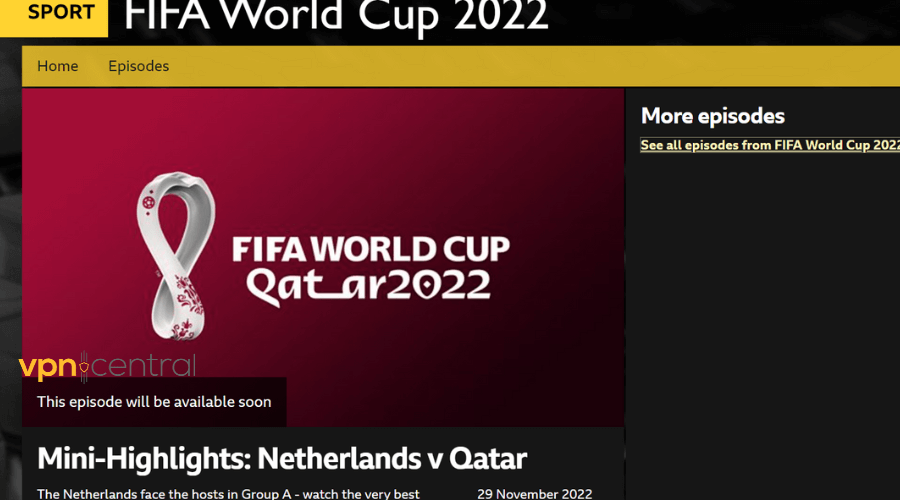 watch netherlands vs qatar live