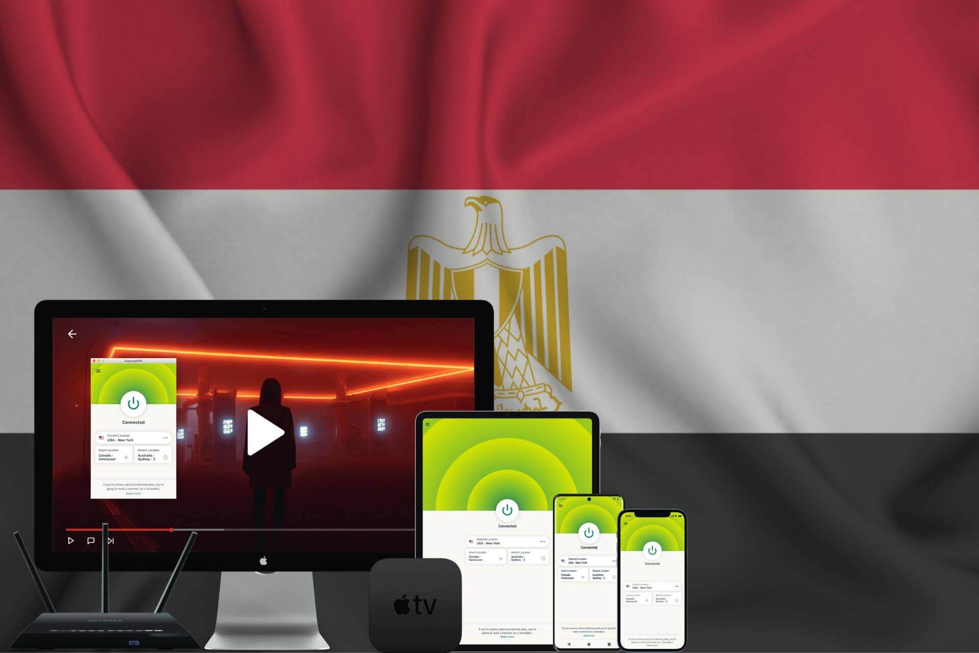 이집트에서 일하지 않는 VPN