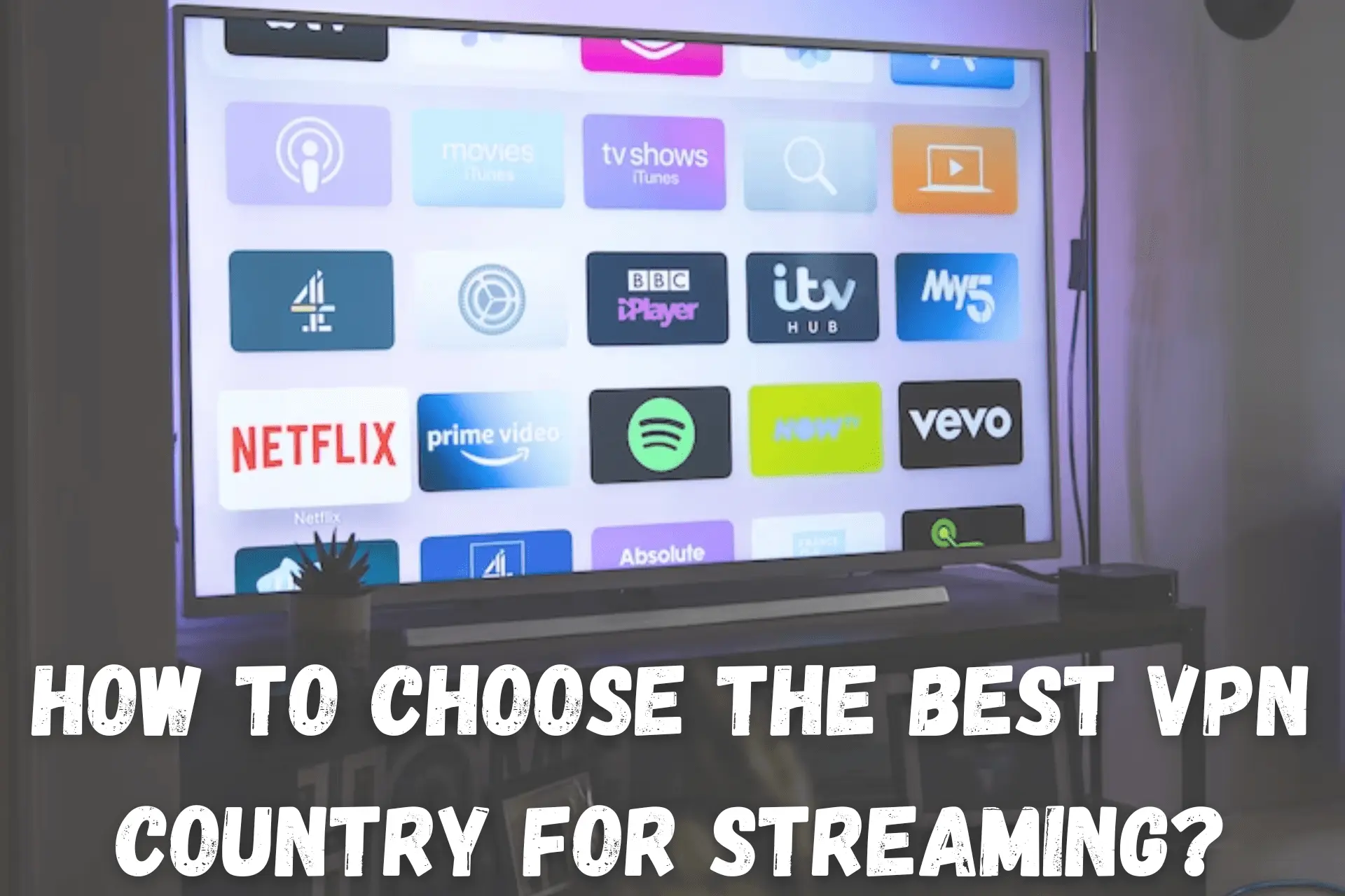 how to choose the best country for streaming
