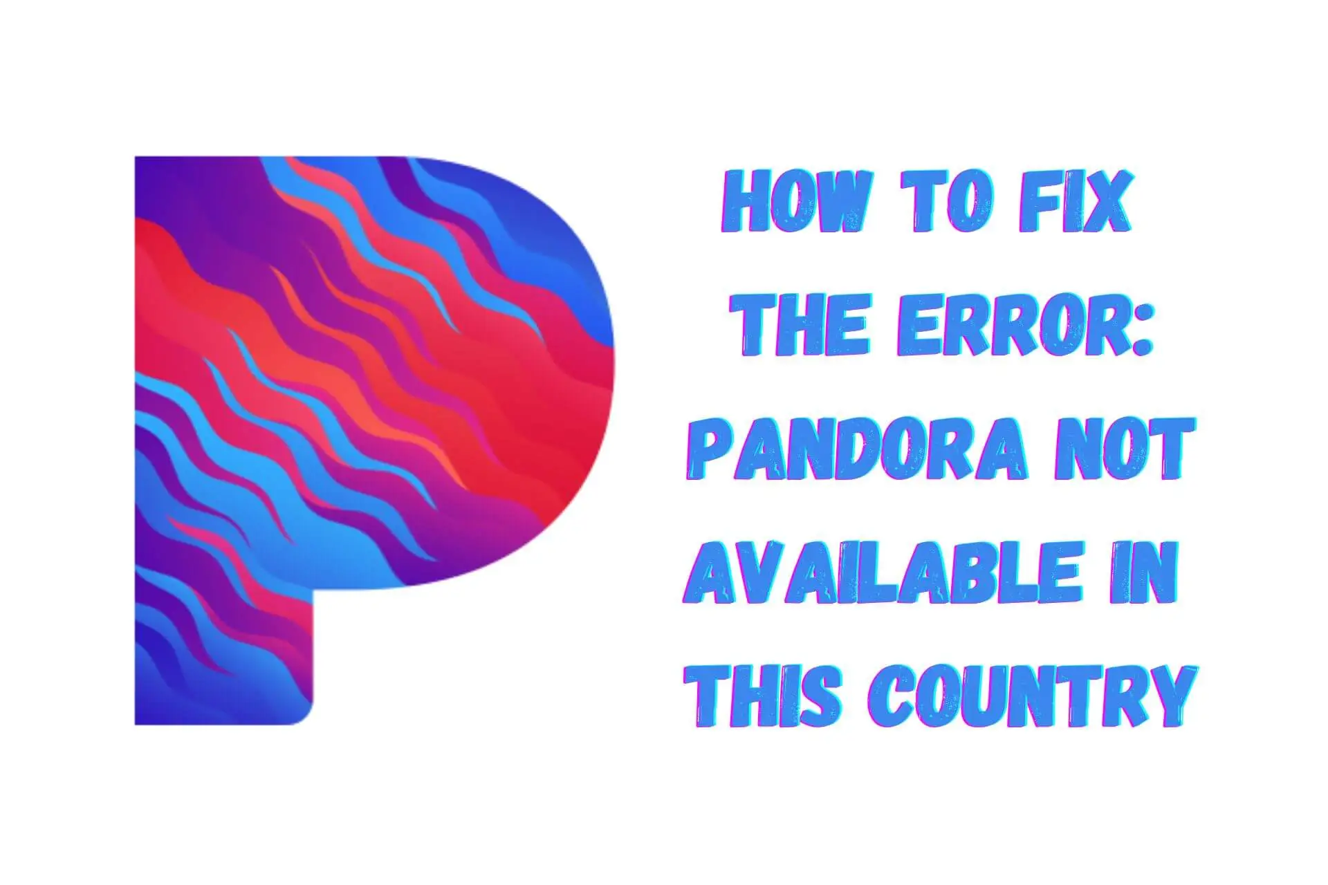 pandora not available in this country