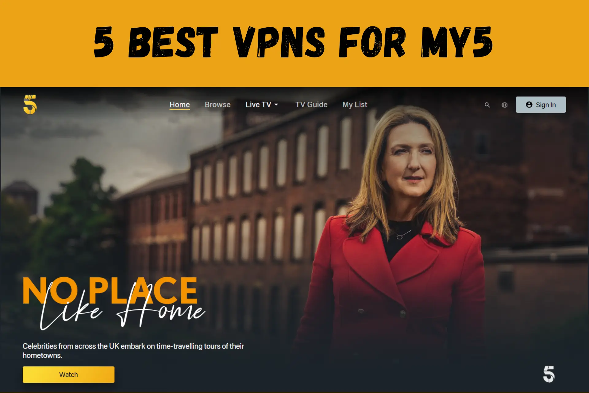 VPN for My5