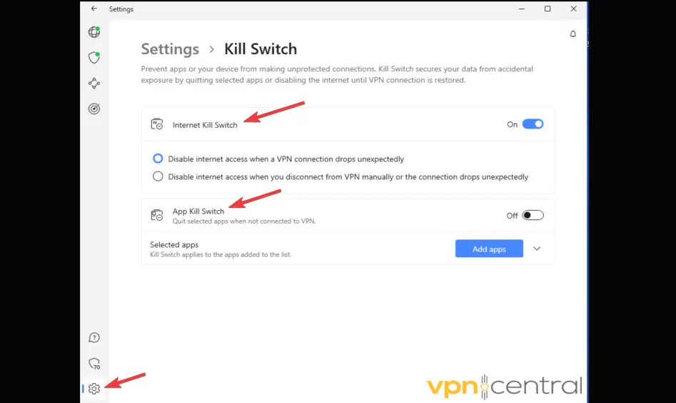 vpn killswitch