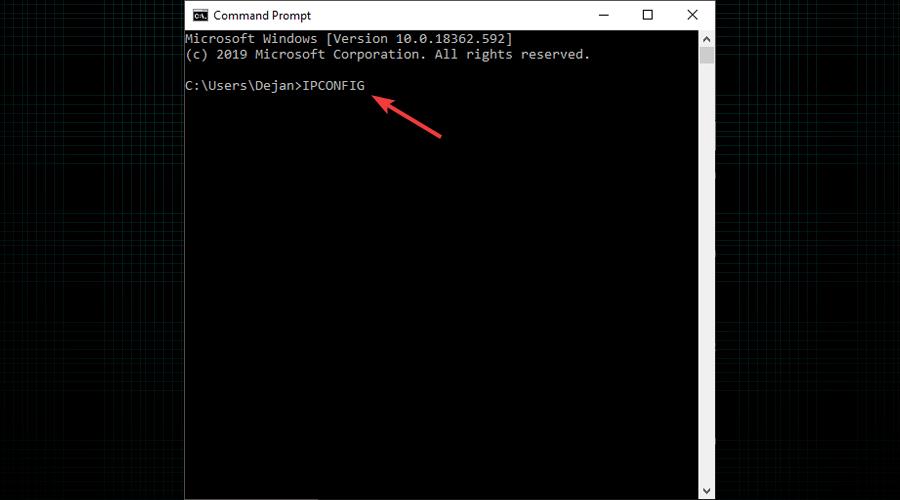 Configure IP address in Command Prompt