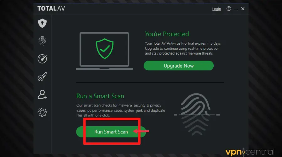 vpn antivirus scan