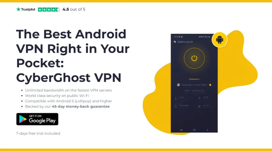 Get CyberGhost for Android
