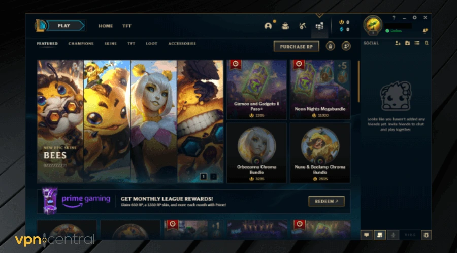 league of legends purchase rp