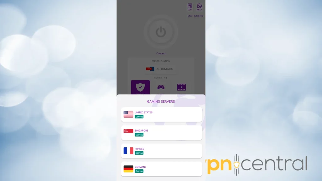 ryn vpn gaming servers