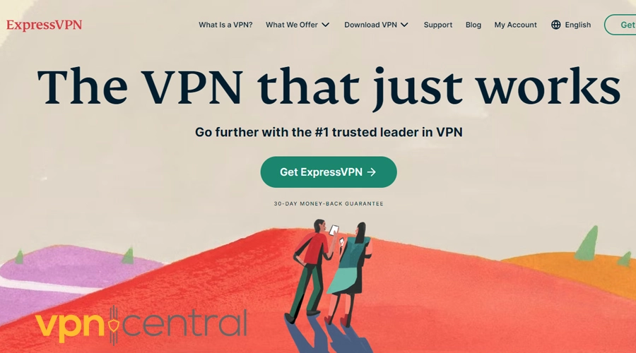 expressvpn homepage