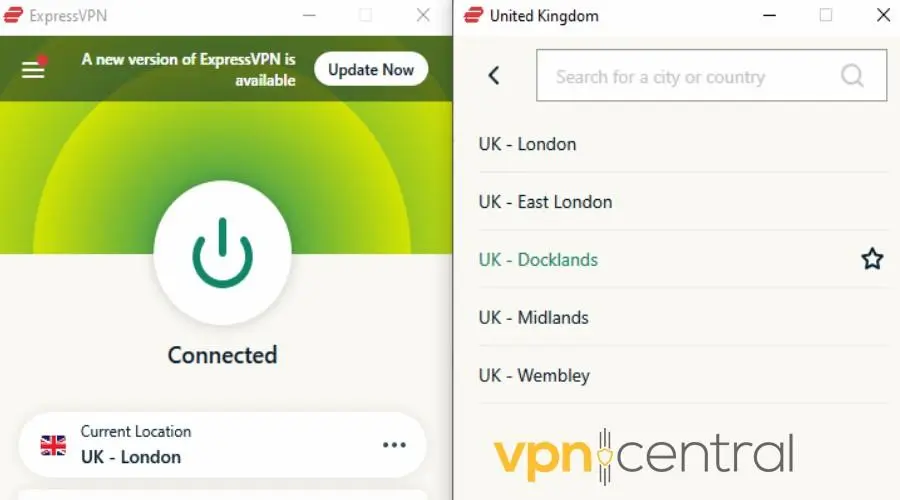 expressvpn uk servers