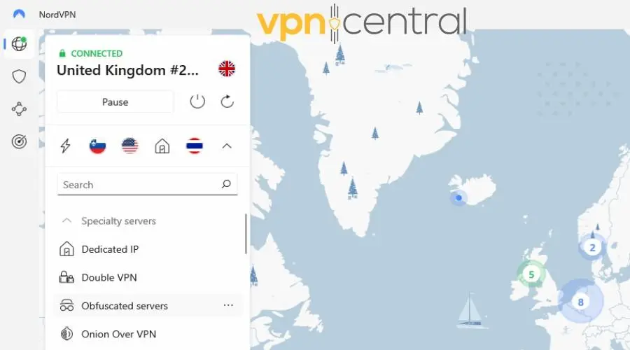 nordvpn obfuscated servers uk