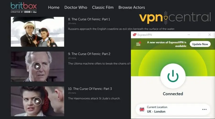 britbox unblocked with expressvpn