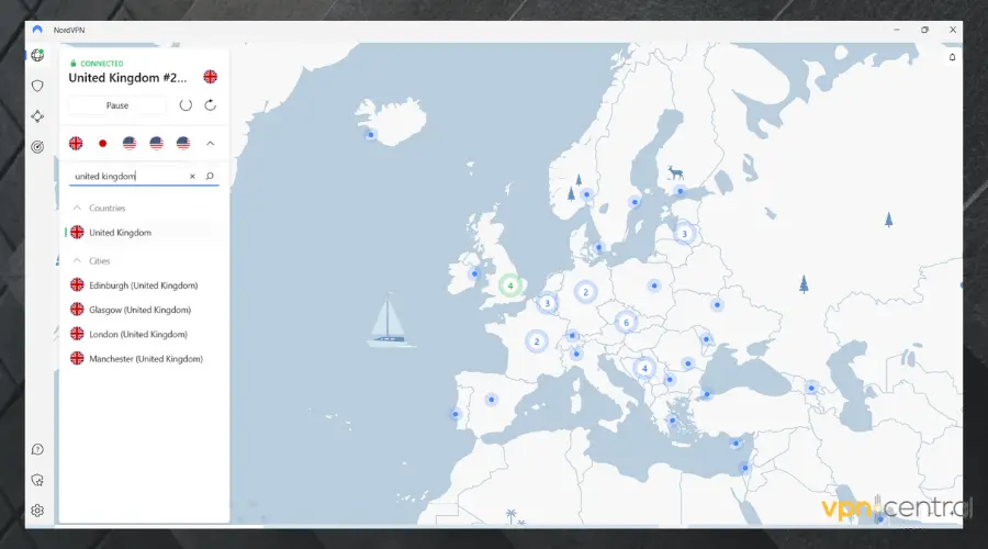 nordvpn uk