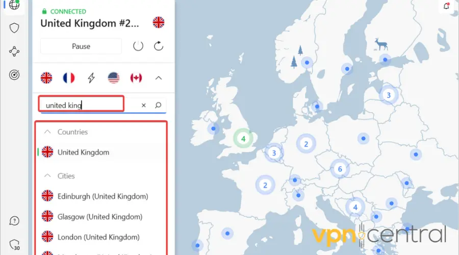 nordvpn uk