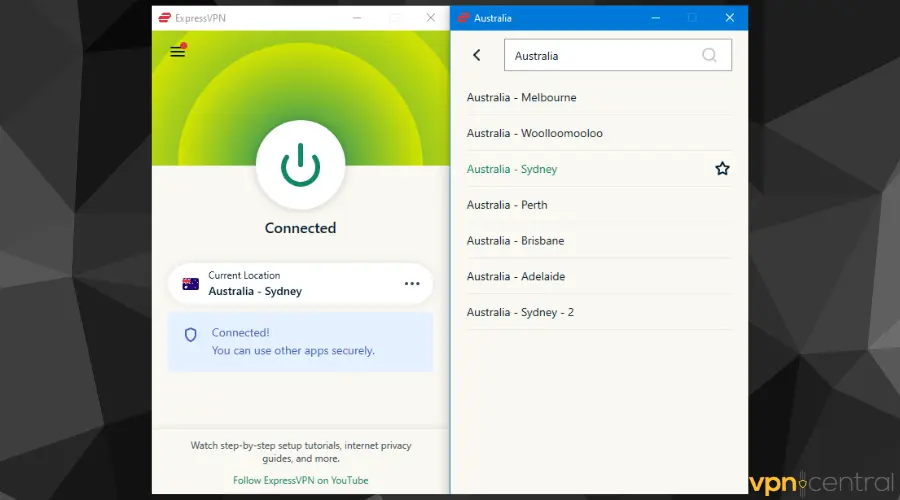 expressvpn australia
