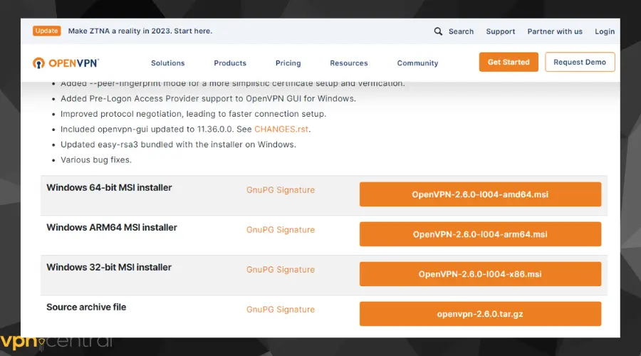 openvpn install software