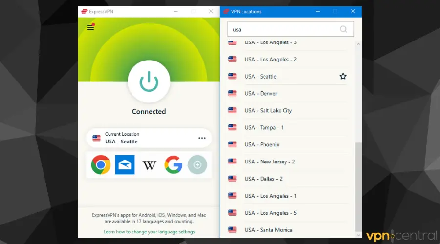 expressvpn us servers