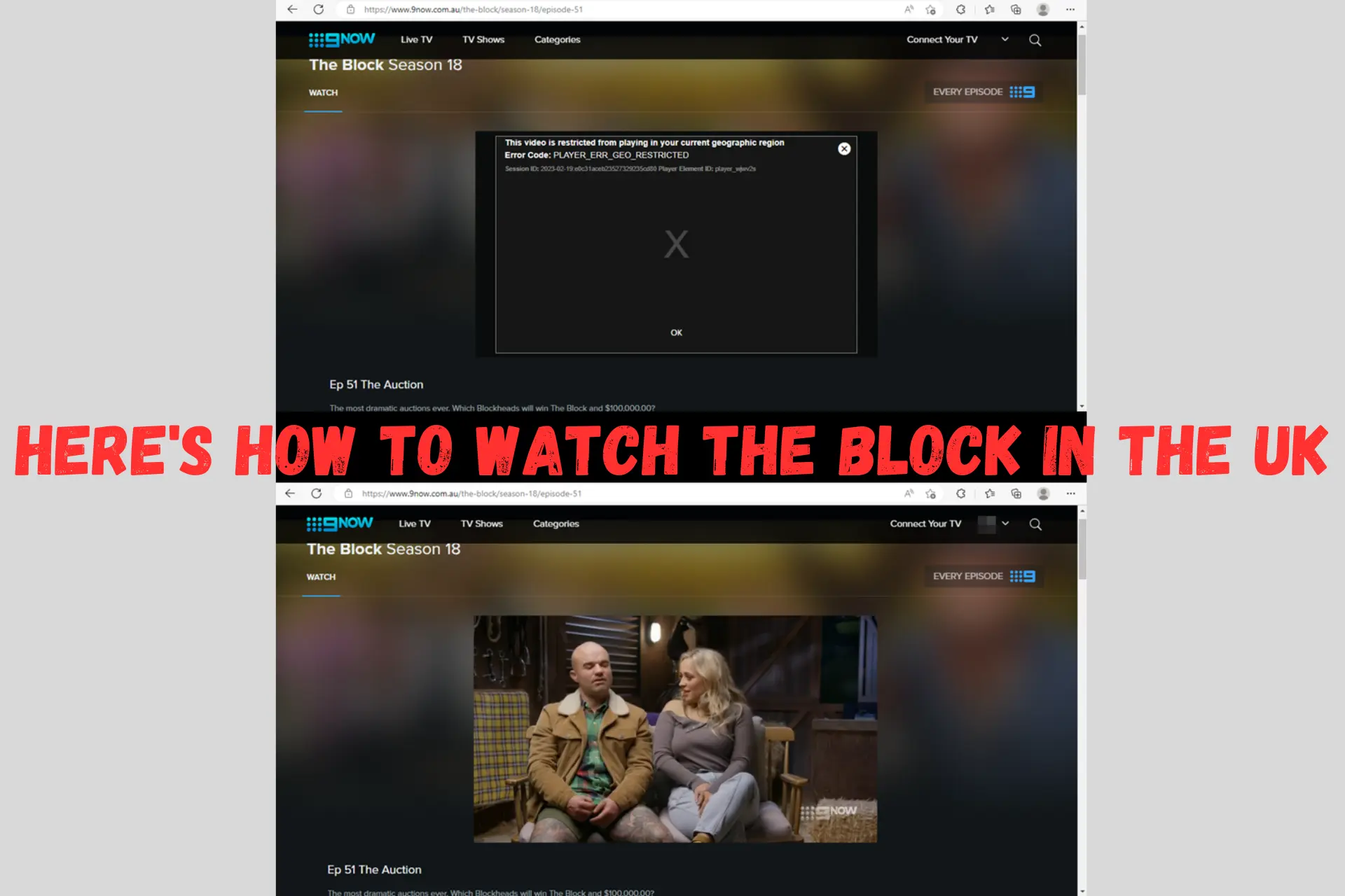 How to Watch The Block in the UK