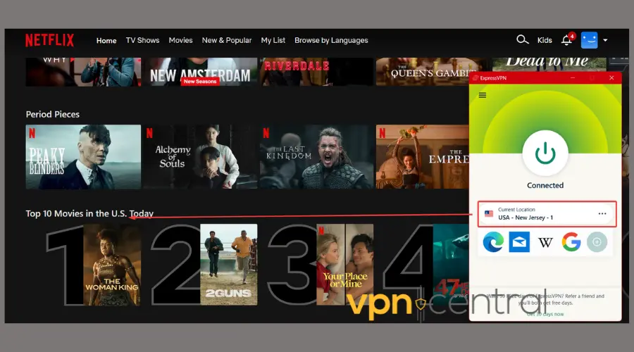 expressvpn opening netflix us