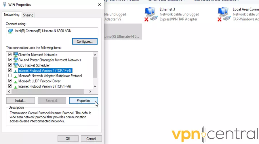 IPv4 properties