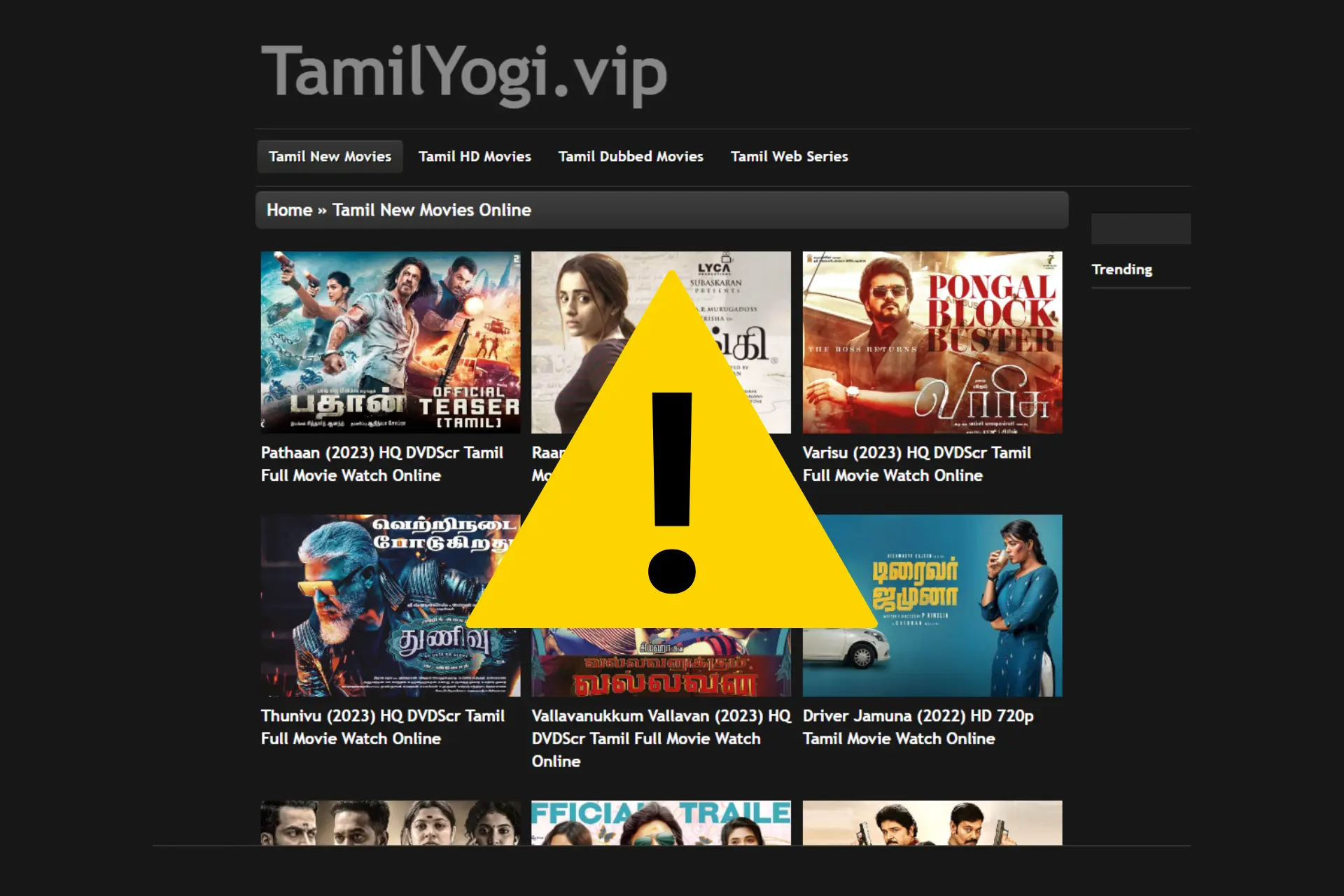 is tamilyogi website safe