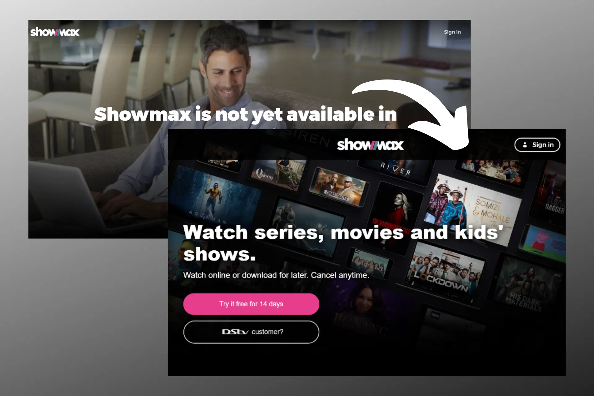 Showmax website best sale