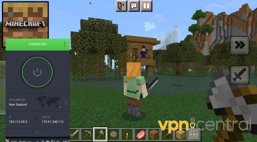 minecraft working with pia