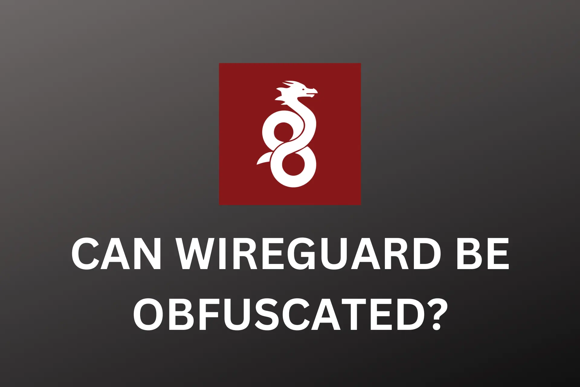 can wireguard be obfuscated