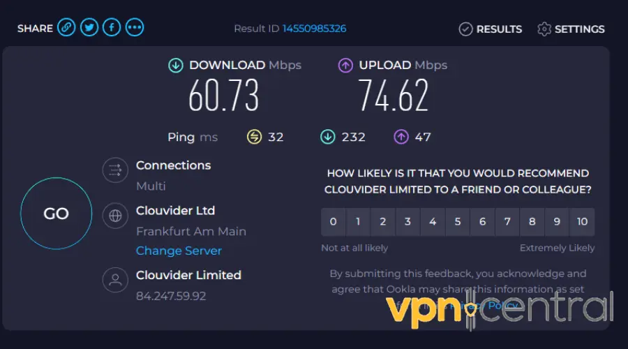 internet speed expressvpn obfuscated server germany