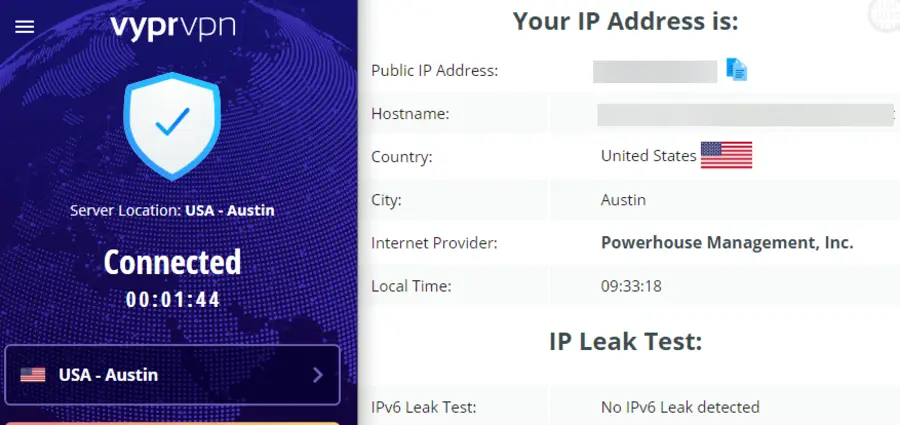 VyprVPN USA Austin